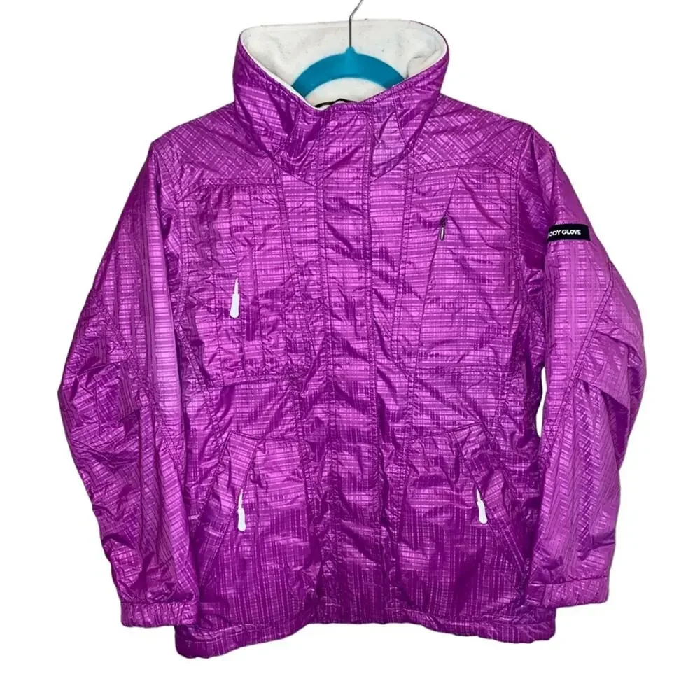 Body Glove Girls Purple Coat Size 12 Zip Up Active Ski‎